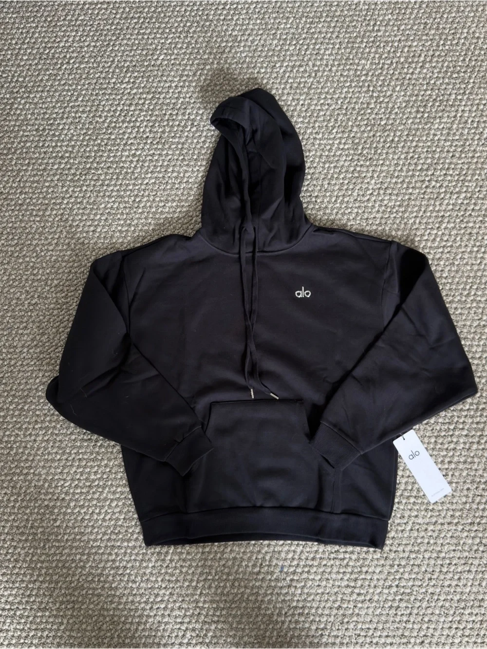 NWT ALO Accolade Hoodie Black Size Large
